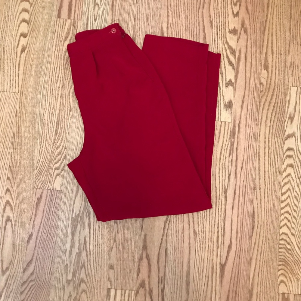 Briggs red polyester Dress pant